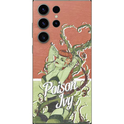 DC Comics Bombshells Poison Ivy Galaxy S25 Ultra Skin